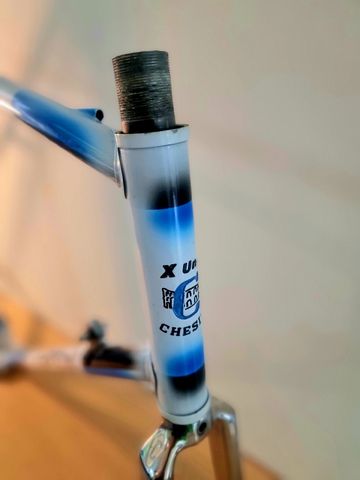 Used Chesini X-UNO Frameset 1989 Road & Gravel, White — image 6 of 13
