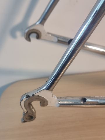 Gebrauchtes Chesini X-UNO Frameset 1988 Road & Gravel, Weiß — Bild 5 von 10