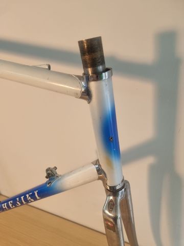 Gebrauchtes Chesini X-UNO Frameset 1988 Road & Gravel, Weiß — Bild 2 von 10