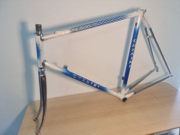 Gebrauchtes Chesini X-UNO Frameset 1988 Road & Gravel, Weiß — Bild 8 von 10