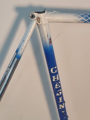 Gebrauchtes Chesini X-UNO Frameset 1988 Road & Gravel, Weiß — Bild 4 von 10