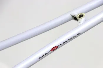 Used SCAPIN KS PRO ROAD COLUMBUS NEMO TEAM BALLAN 98 REPLICA Frameset 1998 Road & Gravel, White — image 6 of 19