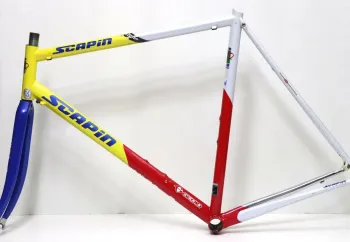Used SCAPIN KS PRO ROAD COLUMBUS NEMO TEAM BALLAN 98 REPLICA Frameset 1998 Road & Gravel, White — image 3 of 19