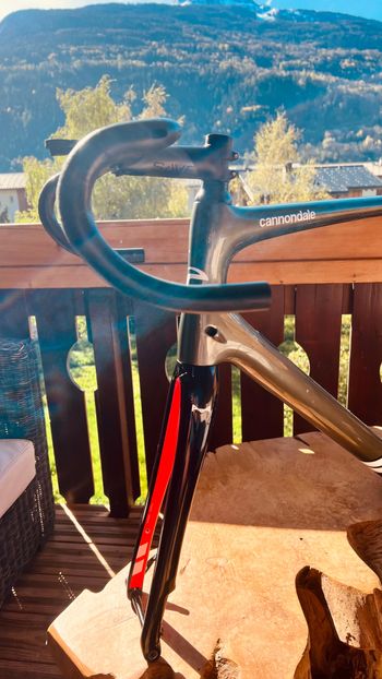 Used Cannondale Synapse Carbon Hi-MOD Red eTap AXS 2021 Frameset 2021 Road & Gravel, Green — image 3 of 6
