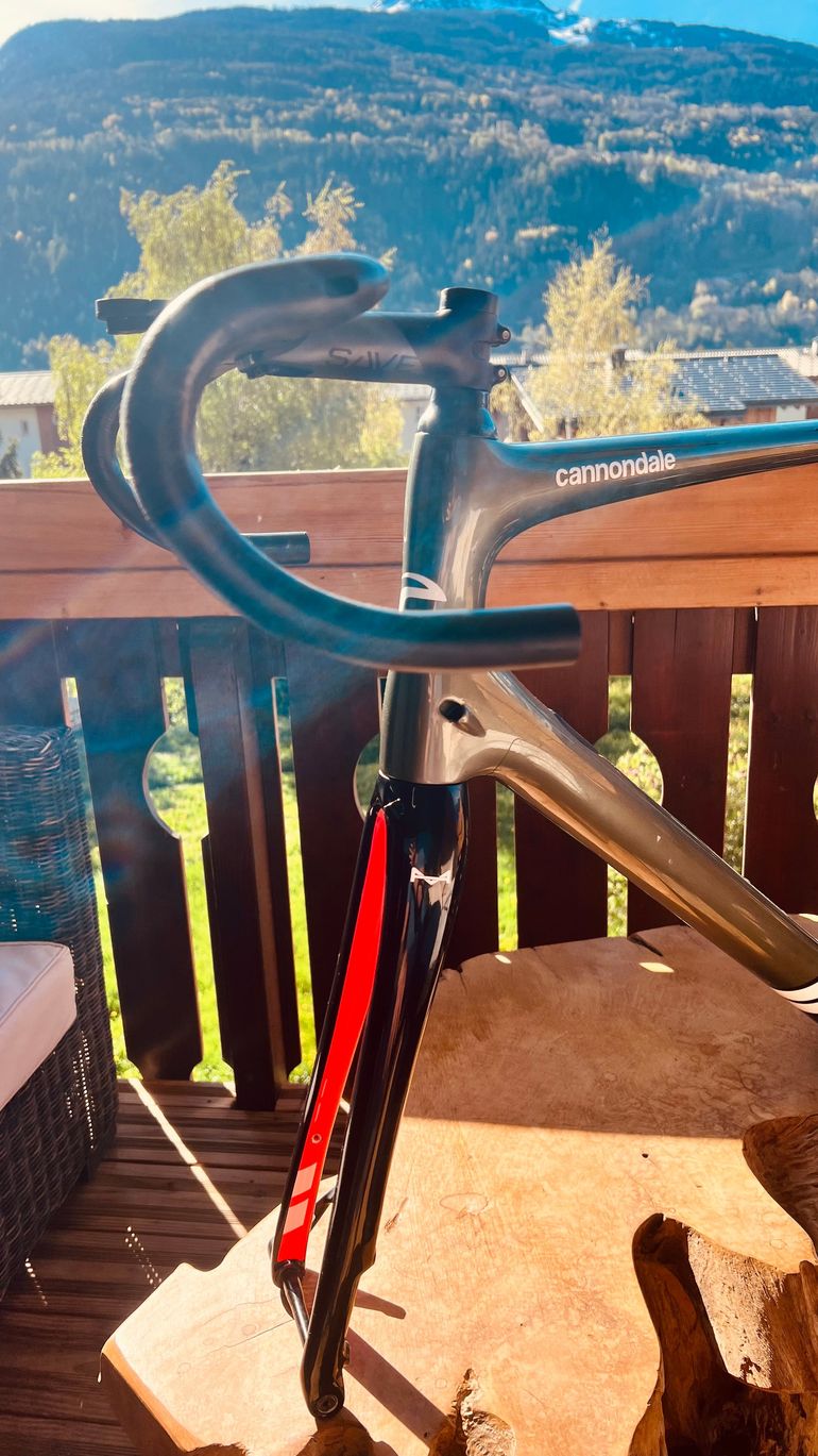 Used Cannondale Synapse Carbon Hi-MOD Red eTap AXS 2021 Frameset 2021 Road & Gravel, Green — image 3 of 6