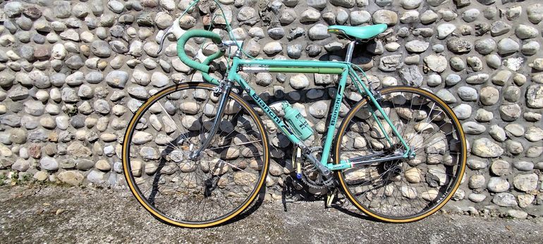 Used bianchi specialissima Bianchi specialissima Custom Campagnolo Super Record 1985 Road & Gravel, Green — image 2 of 11