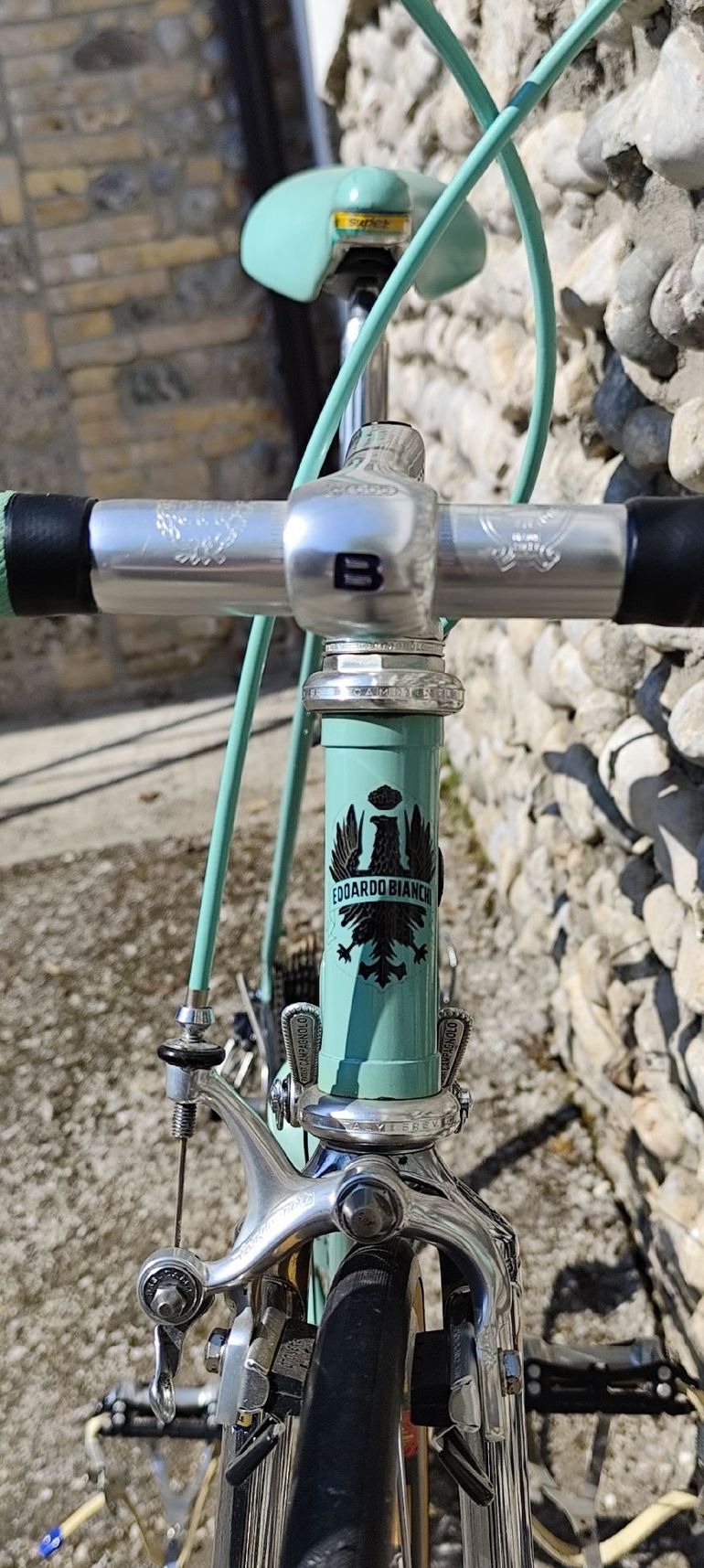 Used bianchi specialissima Bianchi specialissima Custom Campagnolo Super Record 1985 Road & Gravel, Green — image 10 of 11