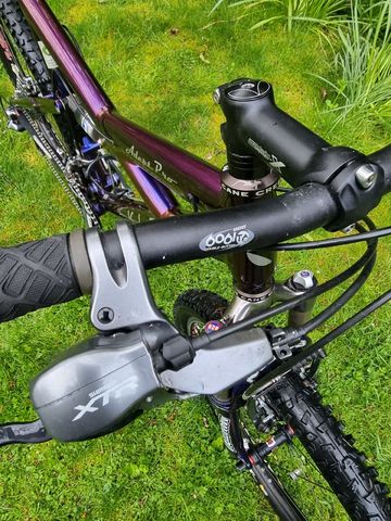Gebrauchtes Klein Custom Shimano XTR 2002 Mountainbike, Hellgrau — Bild 9 von 27