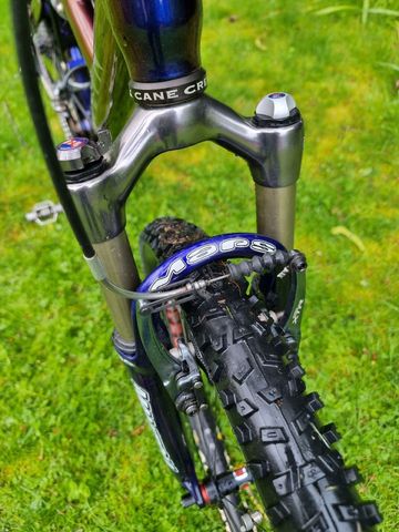 Gebrauchtes Klein Custom Shimano XTR 2002 Mountainbike, Hellgrau — Bild 10 von 27
