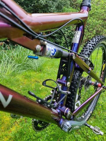 Gebrauchtes Klein Custom Shimano XTR 2002 Mountainbike, Hellgrau — Bild 22 von 27