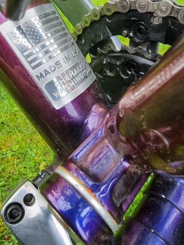 Gebrauchtes Klein Custom Shimano XTR 2002 Mountainbike, Hellgrau — Bild 23 von 27
