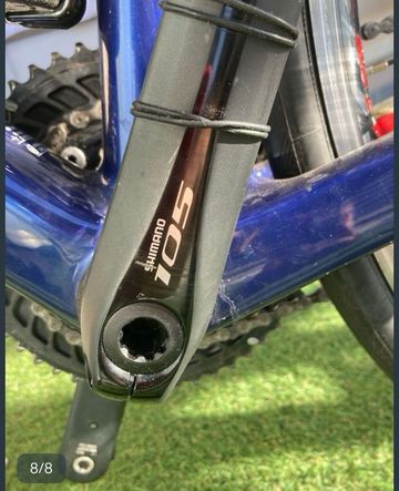 Used Merida Scultura Shimano 105 2018 Road & Gravel, Blue — image 6 of 7