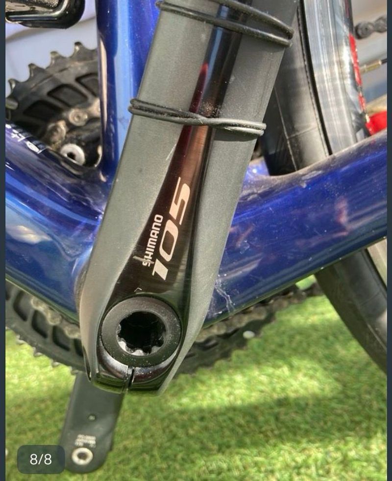 Used Merida Scultura Shimano 105 2018 Road & Gravel, Blue — image 6 of 7