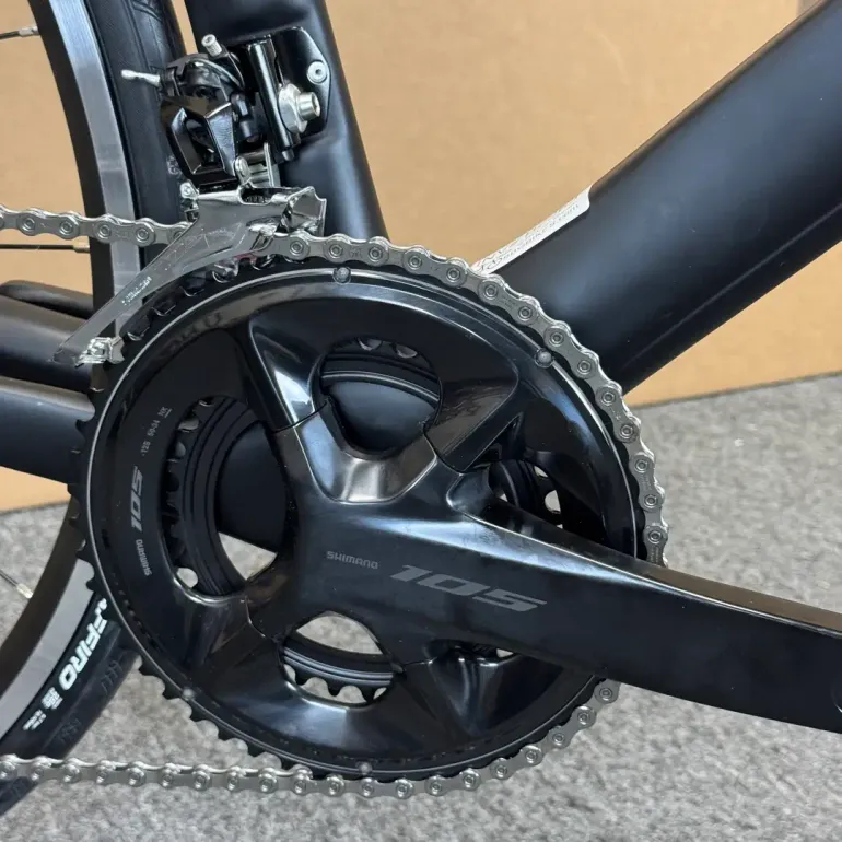 Used Toray T800 Carbon Fiber Aero Road Bike - 11-speed Shimano 105 60cm 2018 Road & Gravel, Black — image 5 of 8