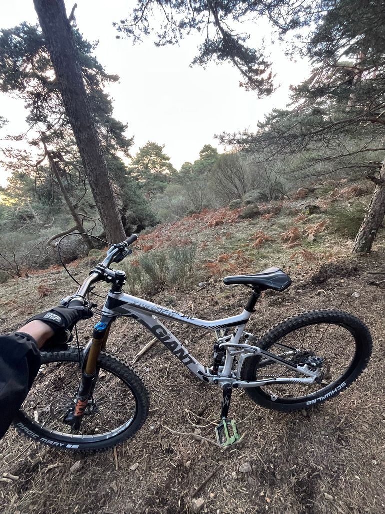 Used Giant Trance 27.5 1 2015 2015 Mountainbike, Hellgrau, 27.5 — image 2 of 7