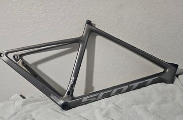 Used Scott Addict RC 10 2020 Frameset 2020 Road & Gravel, Light Gray — image 5 of 12