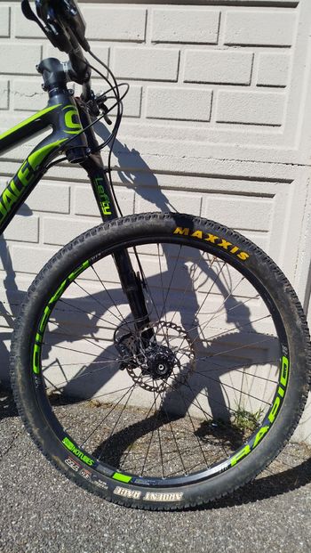 Used Cannondale Habit Shimano Deore XT 2016 Mountainbike, Green — image 6 of 9