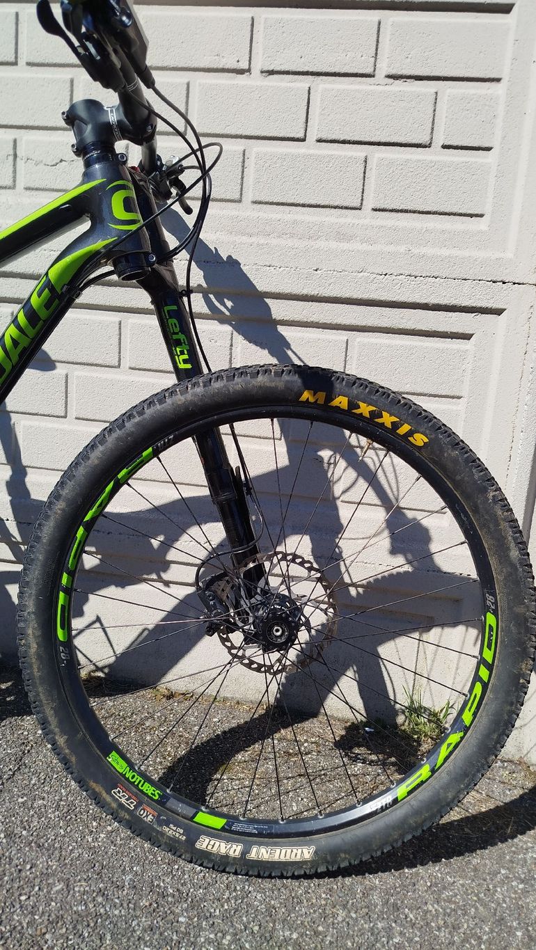 Used Cannondale Habit Shimano Deore XT 2016 Mountainbike, Green — image 6 of 9