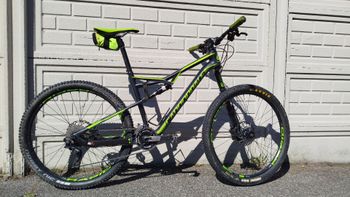 Used Cannondale Habit Shimano Deore XT 2016 Mountainbike, Green — image 7 of 9