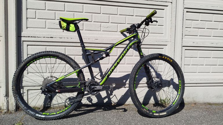 Used Cannondale Habit Shimano Deore XT 2016 Mountainbike, Green — image 7 of 9