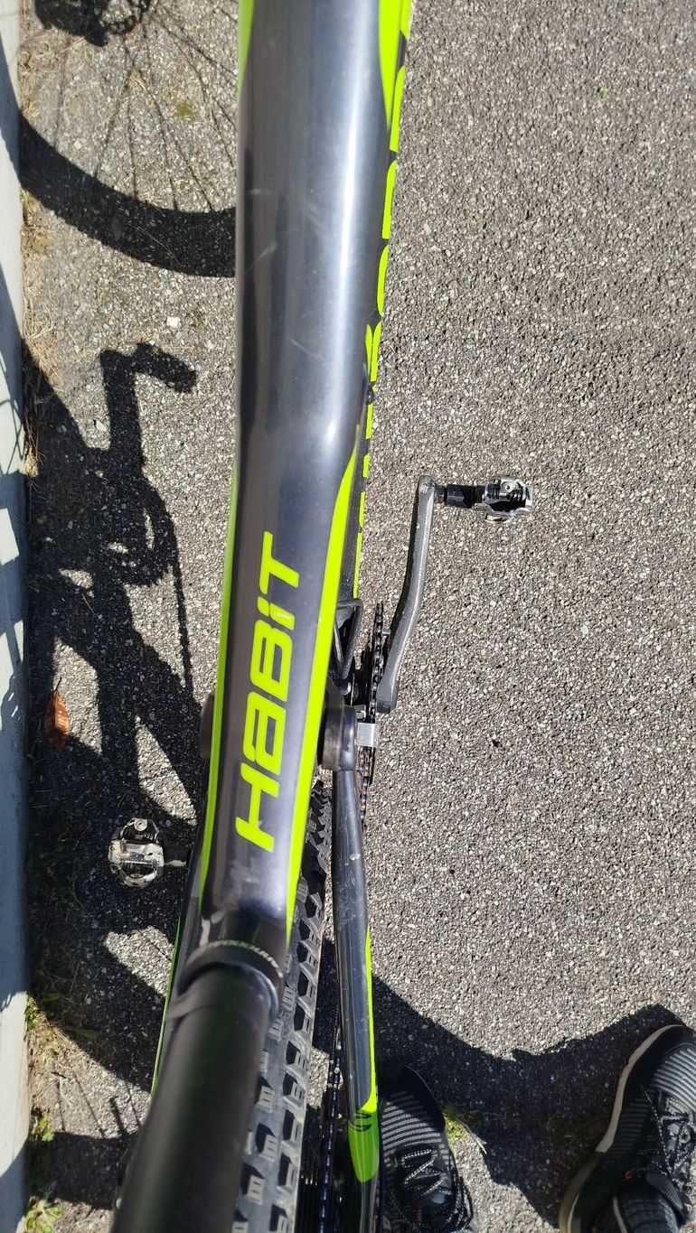 Used Cannondale Habit Shimano Deore XT 2016 Mountainbike, Green — image 5 of 9