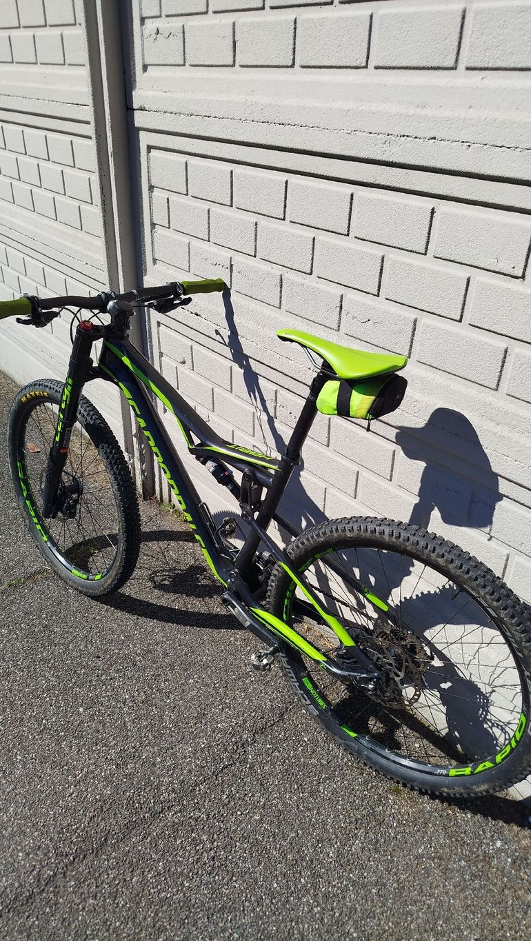 Used Cannondale Habit Shimano Deore XT 2016 Mountainbike, Green — image 1 of 9