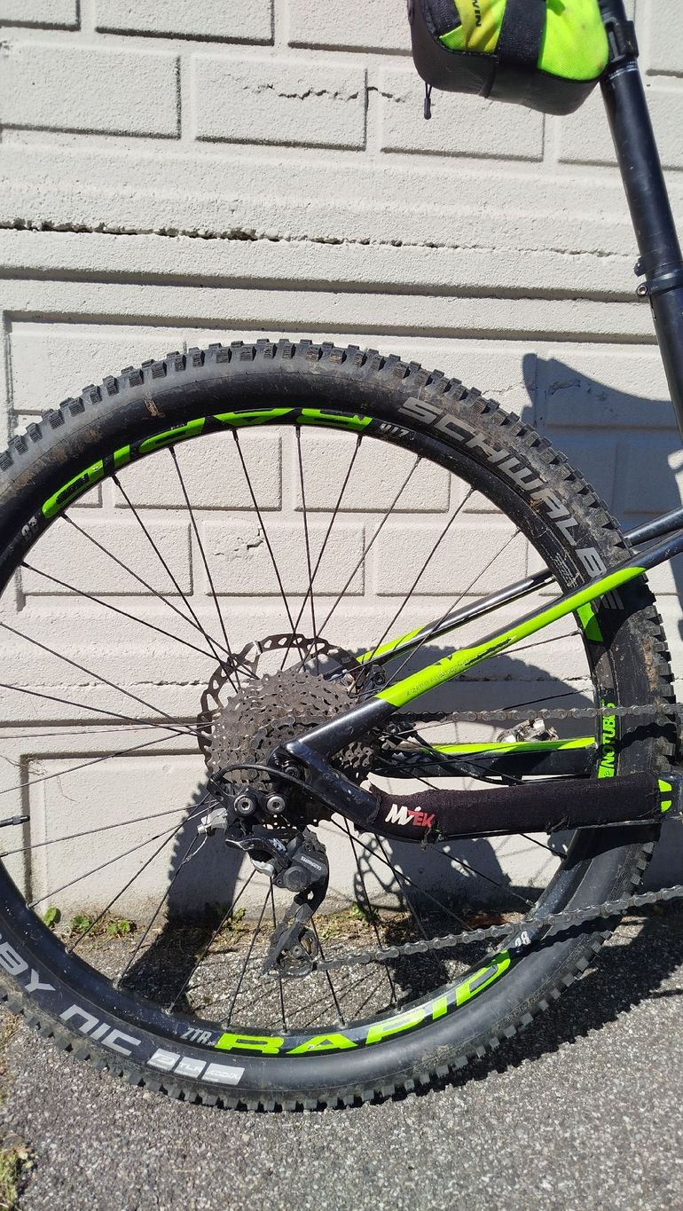Used Cannondale Habit Shimano Deore XT 2016 Mountainbike, Green — image 4 of 9