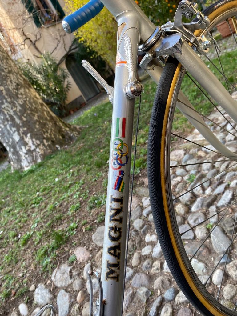 Used MAGNI PEP Bici Storica Del 1979 1972 Road & Gravel, Light Gray — image 4 of 9
