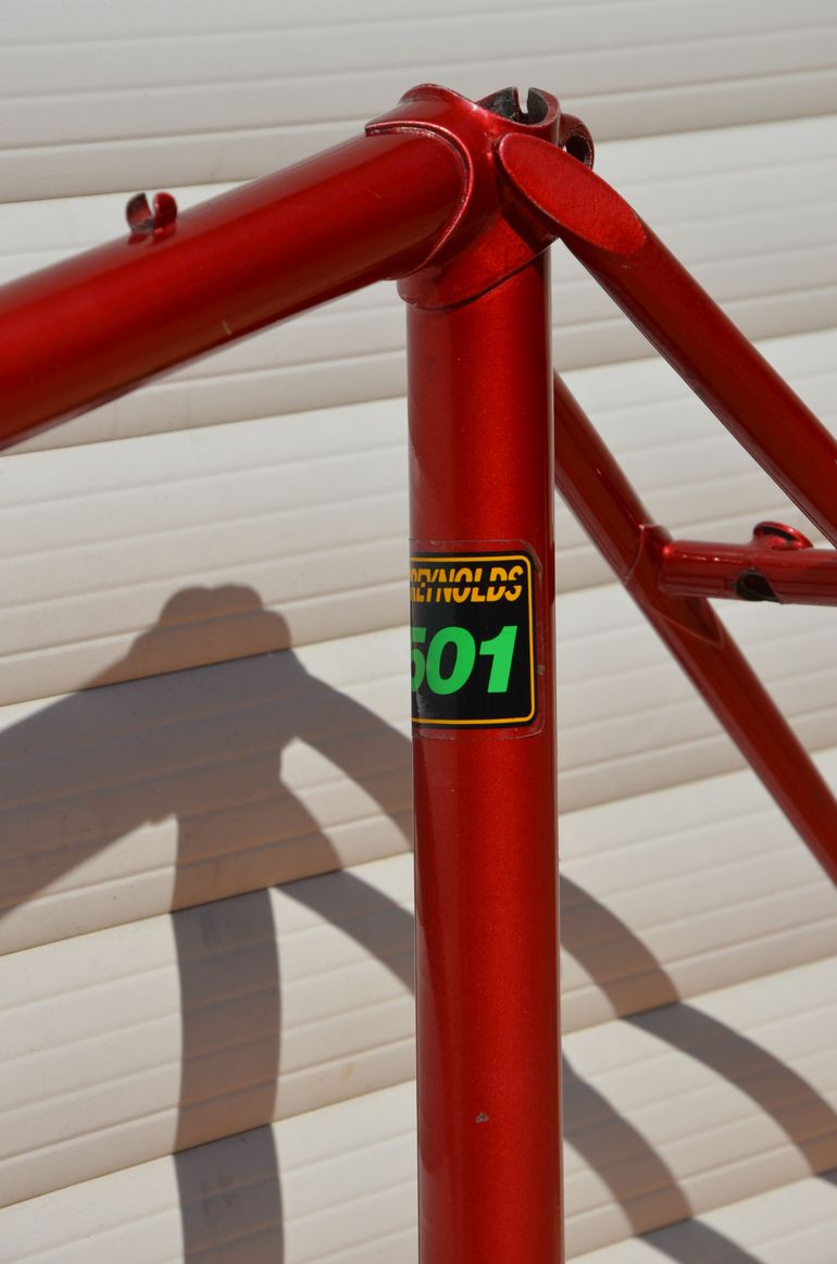 Used Payan Vintage Payan Road/racing Bike Frame And Fork Made From Reynolds 531 Steel. Frameset 1979 Road & Gravel, Red — image 24 of 36