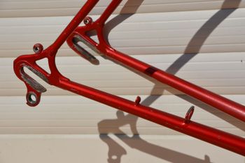 Used Payan Vintage Payan Road/racing Bike Frame And Fork Made From Reynolds 531 Steel. Frameset 1979 Road & Gravel, Red — image 9 of 36