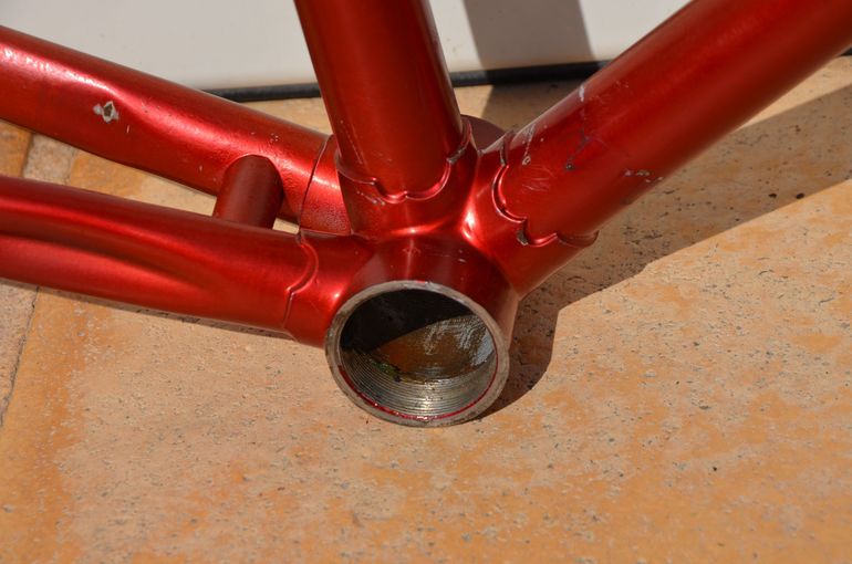 Used Helyett Vintage French Helyett Spéciale Road Bike Frame And Fork Made From Full Reynolds 531 Steel Tubing. Frameset 1981 Road & Gravel, Red — image 9 of 41