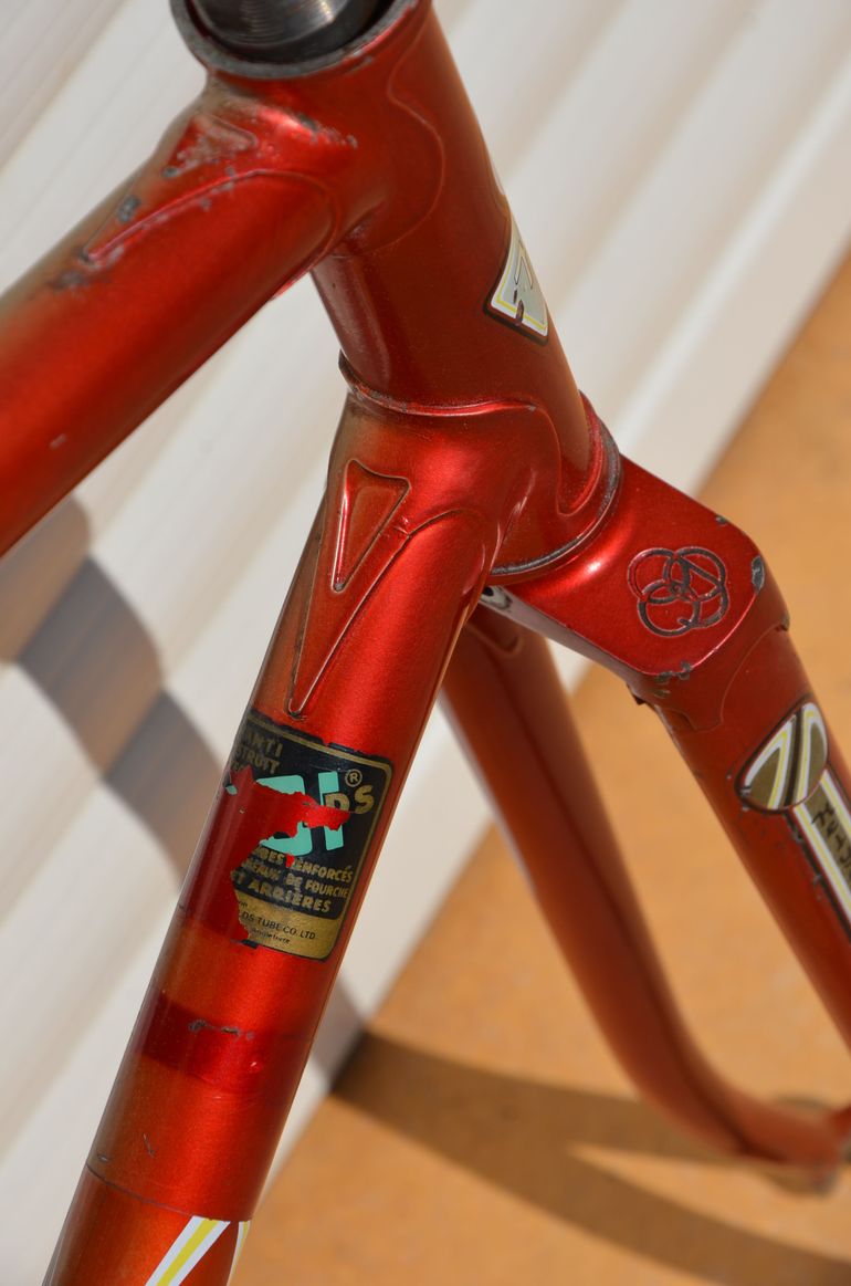 Used Helyett Vintage French Helyett Spéciale Road Bike Frame And Fork Made From Full Reynolds 531 Steel Tubing. Frameset 1981 Road & Gravel, Red — image 16 of 41