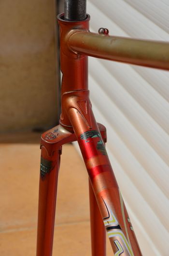 Used Helyett Vintage French Helyett Spéciale Road Bike Frame And Fork Made From Full Reynolds 531 Steel Tubing. Frameset 1981 Road & Gravel, Red — image 35 of 41