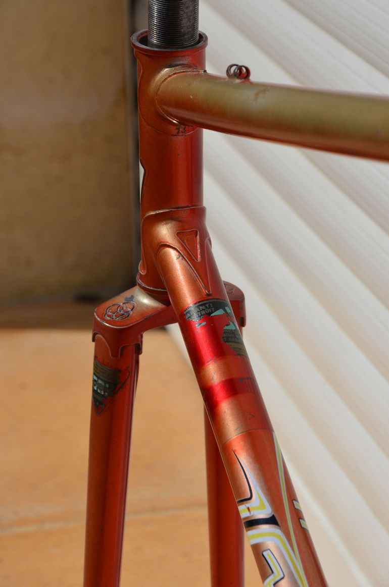 Used Helyett Vintage French Helyett Spéciale Road Bike Frame And Fork Made From Full Reynolds 531 Steel Tubing. Frameset 1981 Road & Gravel, Red — image 35 of 41