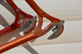 Used Helyett Vintage French Helyett Spéciale Road Bike Frame And Fork Made From Full Reynolds 531 Steel Tubing. Frameset 1981 Road & Gravel, Red — image 30 of 41