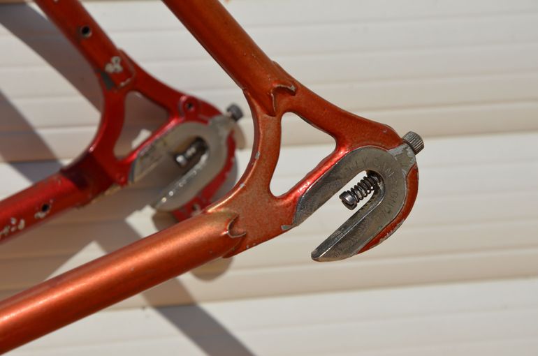 Used Helyett Vintage French Helyett Spéciale Road Bike Frame And Fork Made From Full Reynolds 531 Steel Tubing. Frameset 1981 Road & Gravel, Red — image 30 of 41