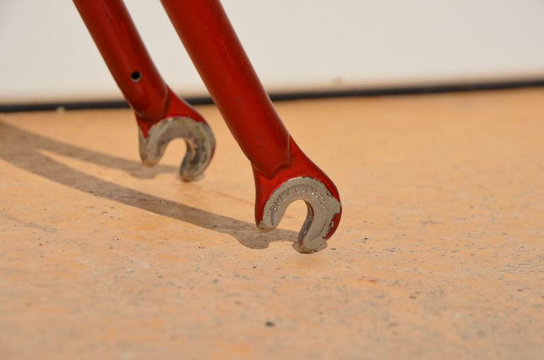 Used Helyett Vintage French Helyett Spéciale Road Bike Frame And Fork Made From Full Reynolds 531 Steel Tubing. Frameset 1981 Road & Gravel, Red — image 11 of 41