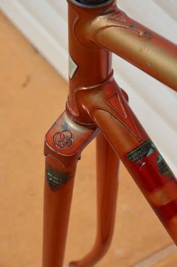 Used Helyett Vintage French Helyett Spéciale Road Bike Frame And Fork Made From Full Reynolds 531 Steel Tubing. Frameset 1981 Road & Gravel, Red — image 37 of 41