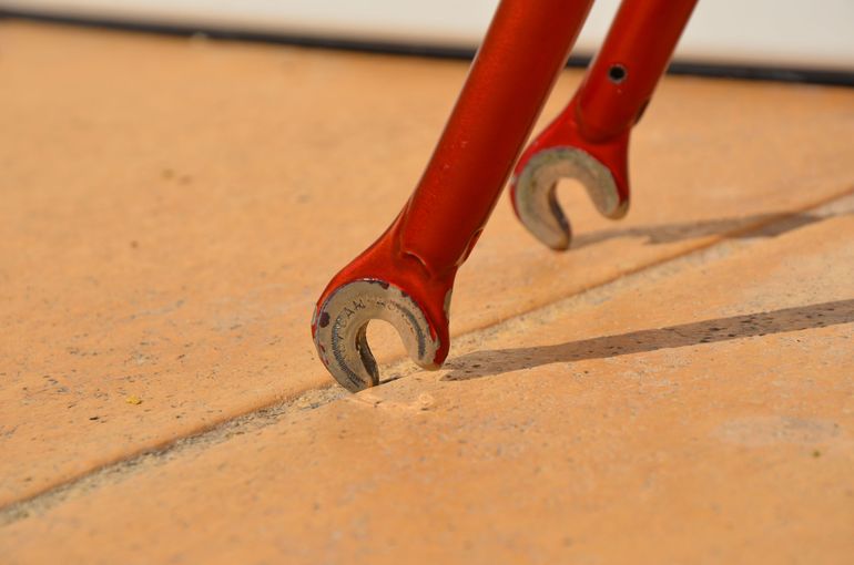 Used Helyett Vintage French Helyett Spéciale Road Bike Frame And Fork Made From Full Reynolds 531 Steel Tubing. Frameset 1981 Road & Gravel, Red — image 32 of 41