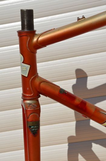 Used Helyett Vintage French Helyett Spéciale Road Bike Frame And Fork Made From Full Reynolds 531 Steel Tubing. Frameset 1981 Road & Gravel, Red — image 28 of 41