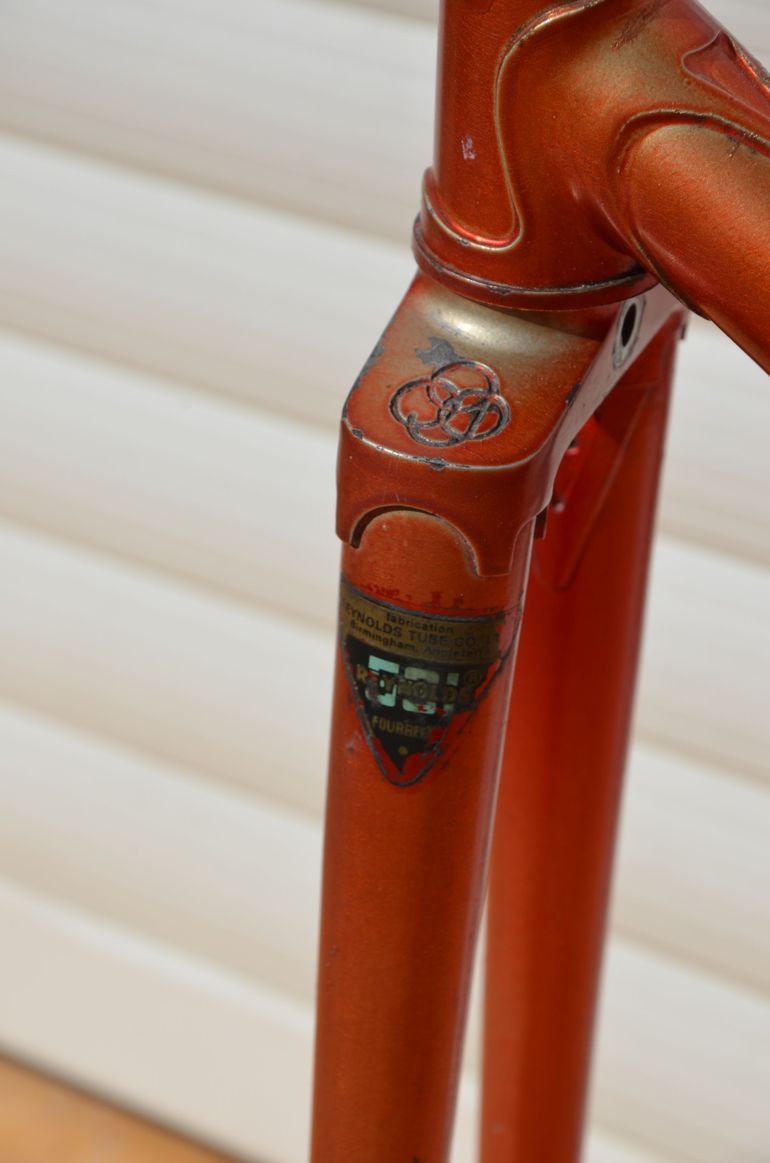 Used Helyett Vintage French Helyett Spéciale Road Bike Frame And Fork Made From Full Reynolds 531 Steel Tubing. Frameset 1981 Road & Gravel, Red — image 38 of 41