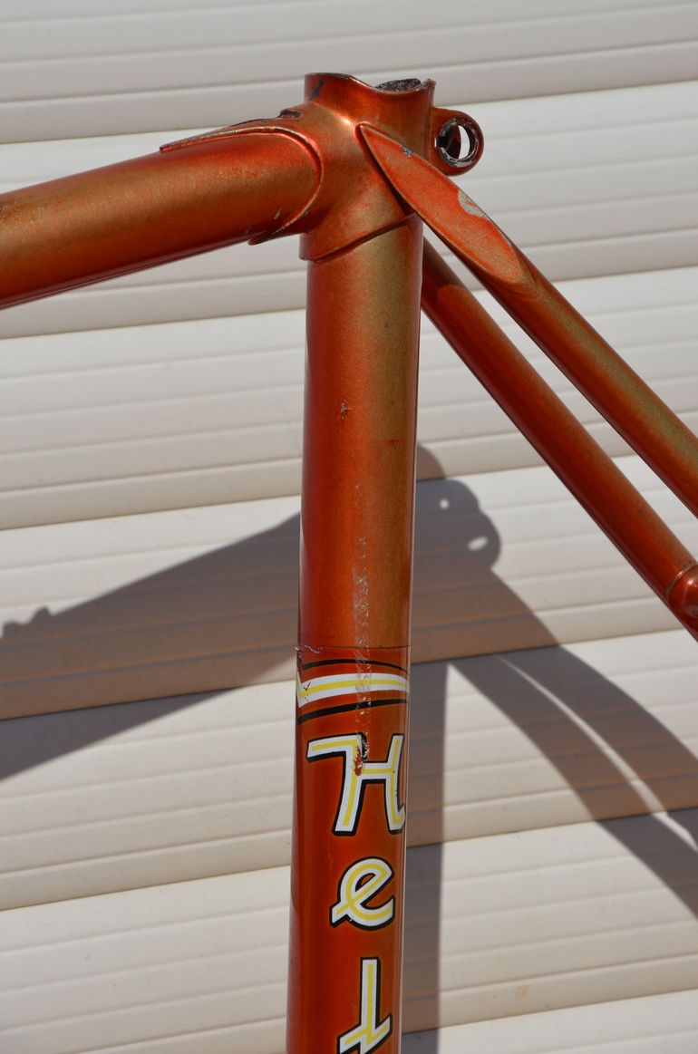 Used Helyett Vintage French Helyett Spéciale Road Bike Frame And Fork Made From Full Reynolds 531 Steel Tubing. Frameset 1981 Road & Gravel, Red — image 23 of 41
