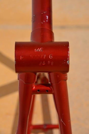 Used Helyett Vintage French Helyett Spéciale Road Bike Frame And Fork Made From Full Reynolds 531 Steel Tubing. Frameset 1981 Road & Gravel, Red — image 40 of 41