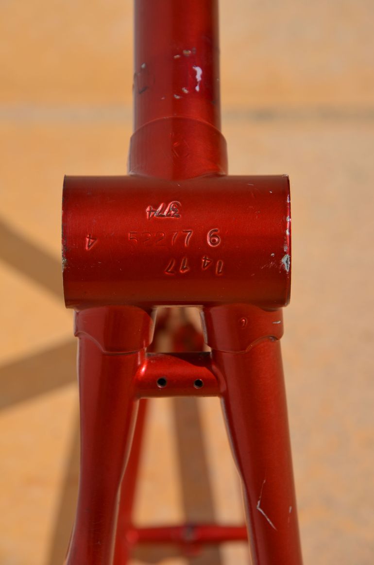 Used Helyett Vintage French Helyett Spéciale Road Bike Frame And Fork Made From Full Reynolds 531 Steel Tubing. Frameset 1981 Road & Gravel, Red — image 40 of 41