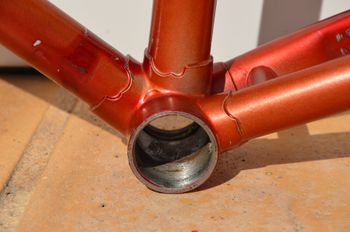Used Helyett Vintage French Helyett Spéciale Road Bike Frame And Fork Made From Full Reynolds 531 Steel Tubing. Frameset 1981 Road & Gravel, Red — image 31 of 41