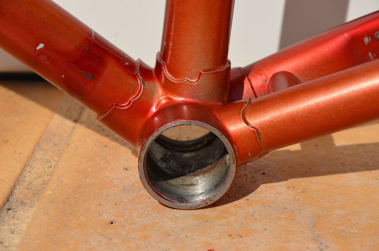 Used Helyett Vintage French Helyett Spéciale Road Bike Frame And Fork Made From Full Reynolds 531 Steel Tubing. Frameset 1981 Road & Gravel, Red — image 31 of 41