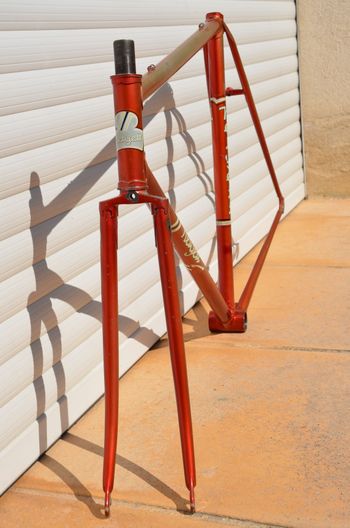Used Helyett Vintage French Helyett Spéciale Road Bike Frame And Fork Made From Full Reynolds 531 Steel Tubing. Frameset 1981 Road & Gravel, Red — image 21 of 41