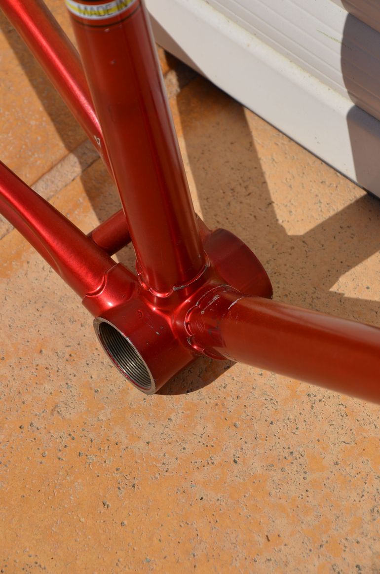 Used Helyett Vintage French Helyett Spéciale Road Bike Frame And Fork Made From Full Reynolds 531 Steel Tubing. Frameset 1981 Road & Gravel, Red — image 8 of 41