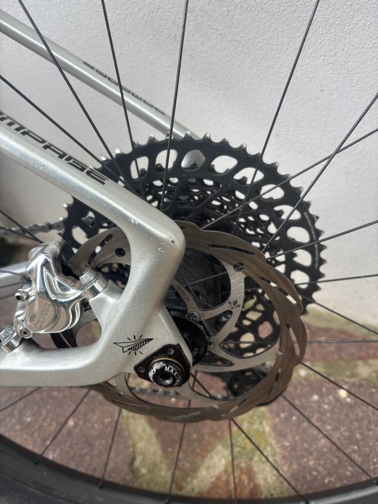 Used Lee Cougan Rampage SRAM Force eTap AXS 2022 Mountainbike, Hellgrau — image 3 of 12