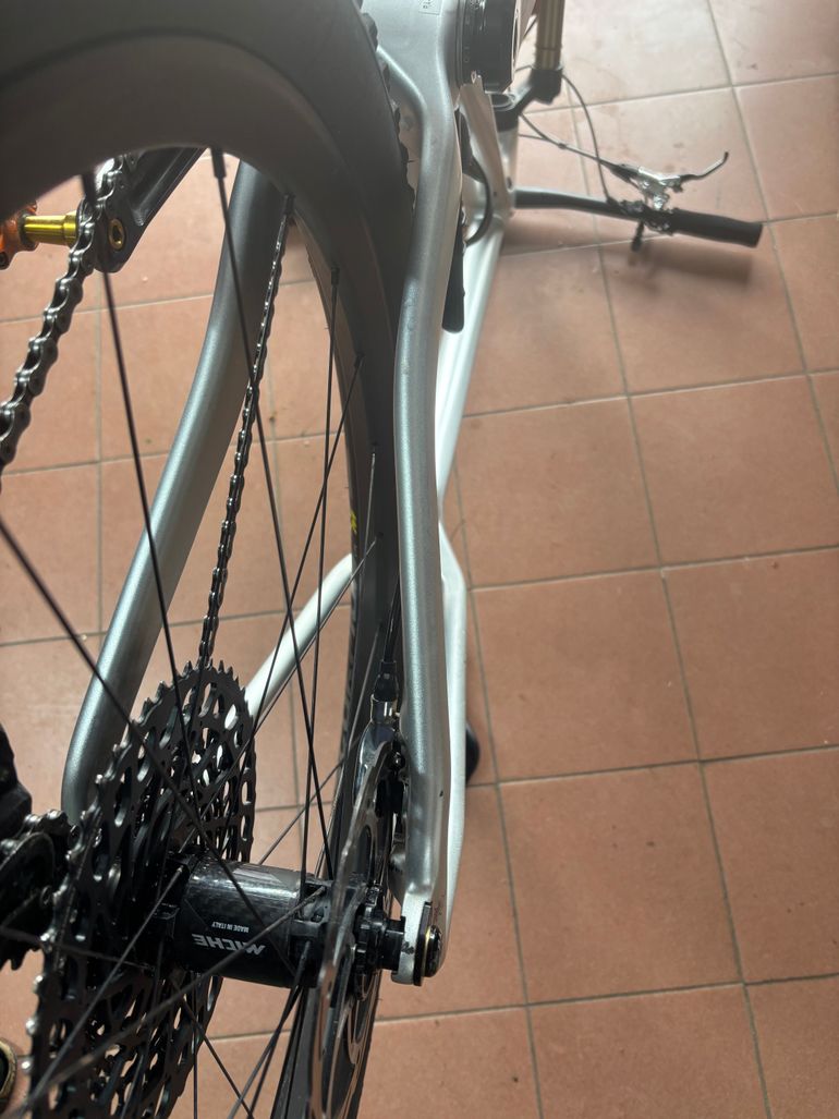 Used Lee Cougan Rampage SRAM Force eTap AXS 2022 Mountainbike, Hellgrau — image 11 of 12
